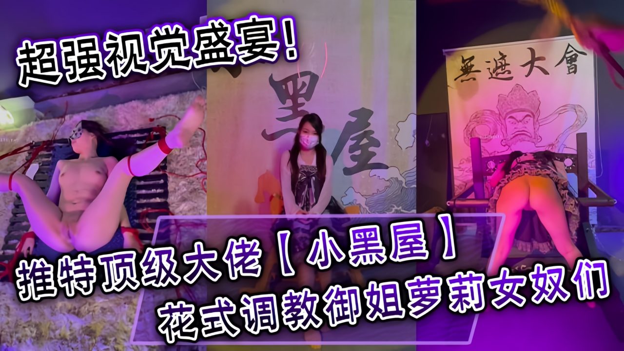 超强视觉盛宴！推特顶级大佬【小黑屋】订阅最全完整视图集