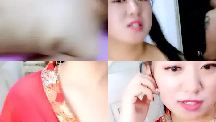 穿的红红火火很喜庆的美女少妇和炮友双人啪啪秀男女均露脸激情啪啪很是诱人